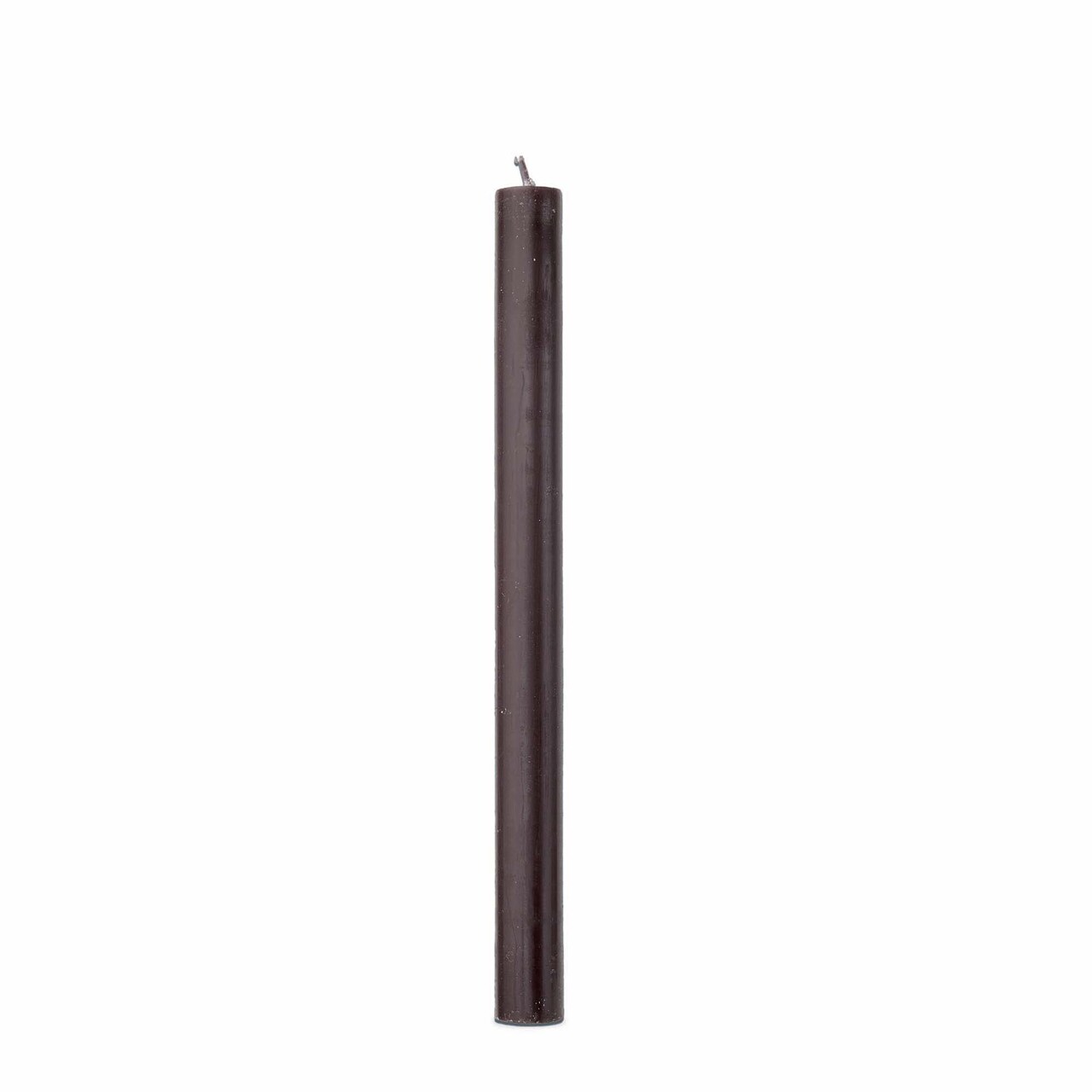Color Studio 10" Straight Taper Unscented Smokeless Paraffin Wax Candle Black Burn Time 10 hrs. Sold in Units of 1